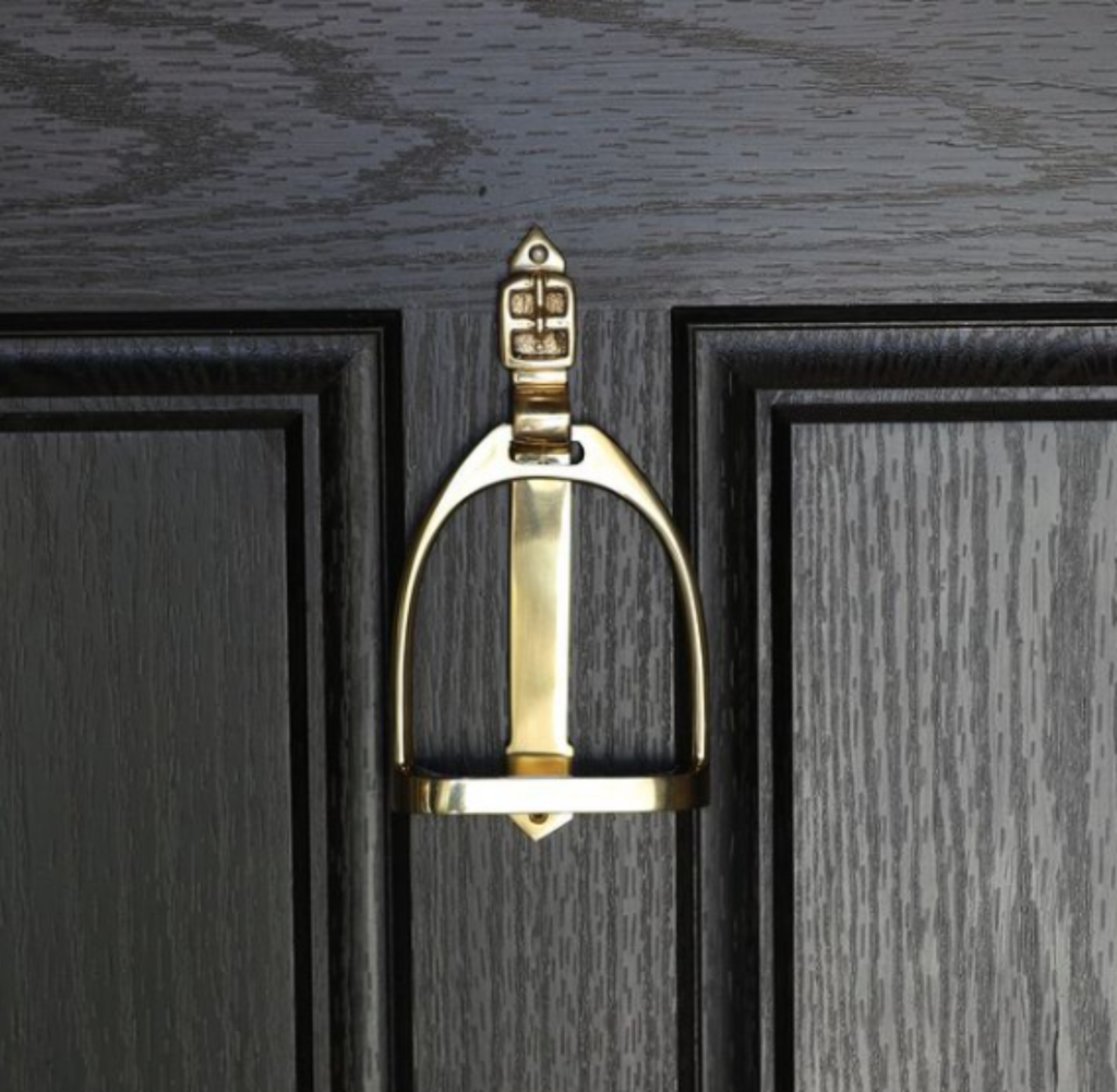 Brass Stirrup Door Knock