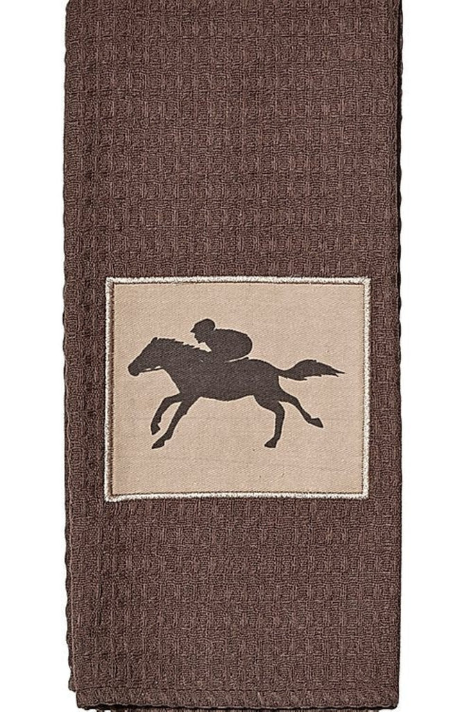 Brown Racehorse Tea Towel