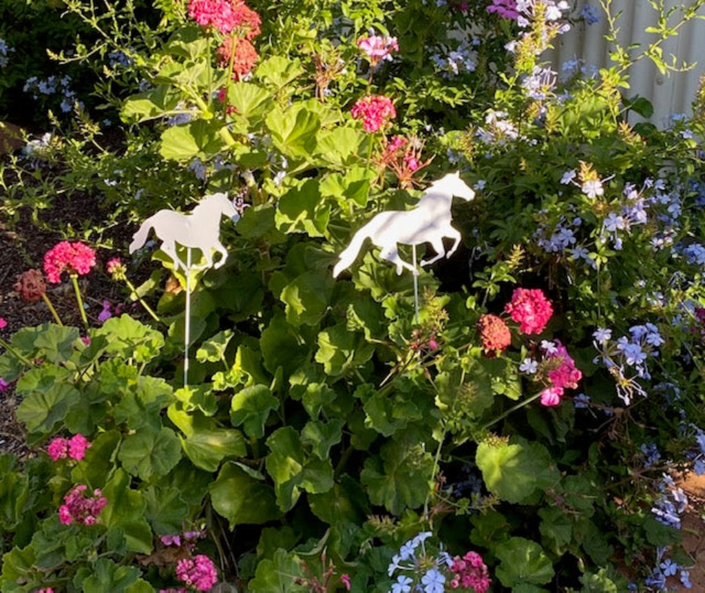Cantering Horse Garden Stakes