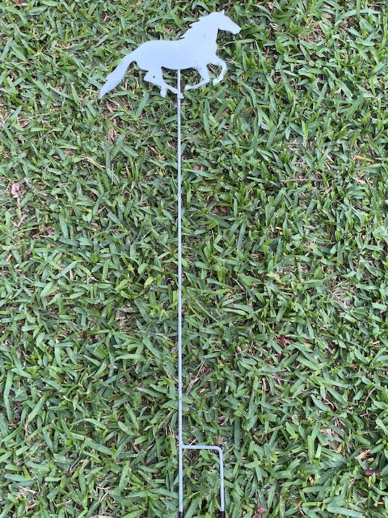Cantering Horse Garden Stakes