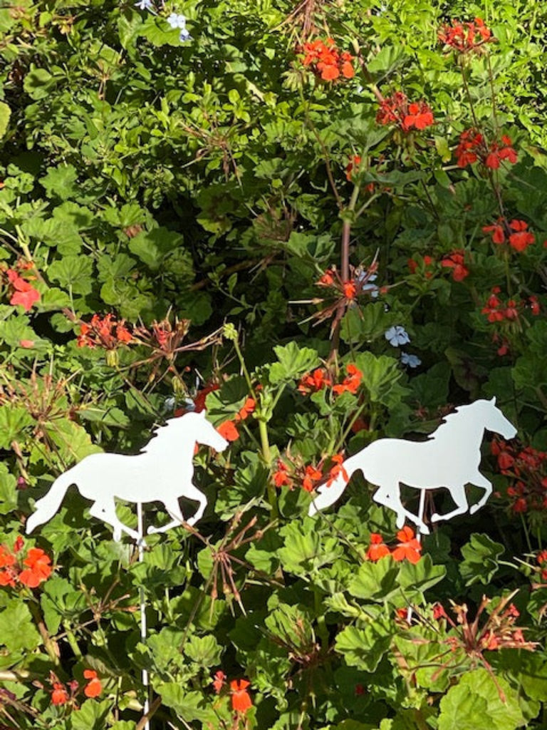 Cantering Horse Garden Stakes