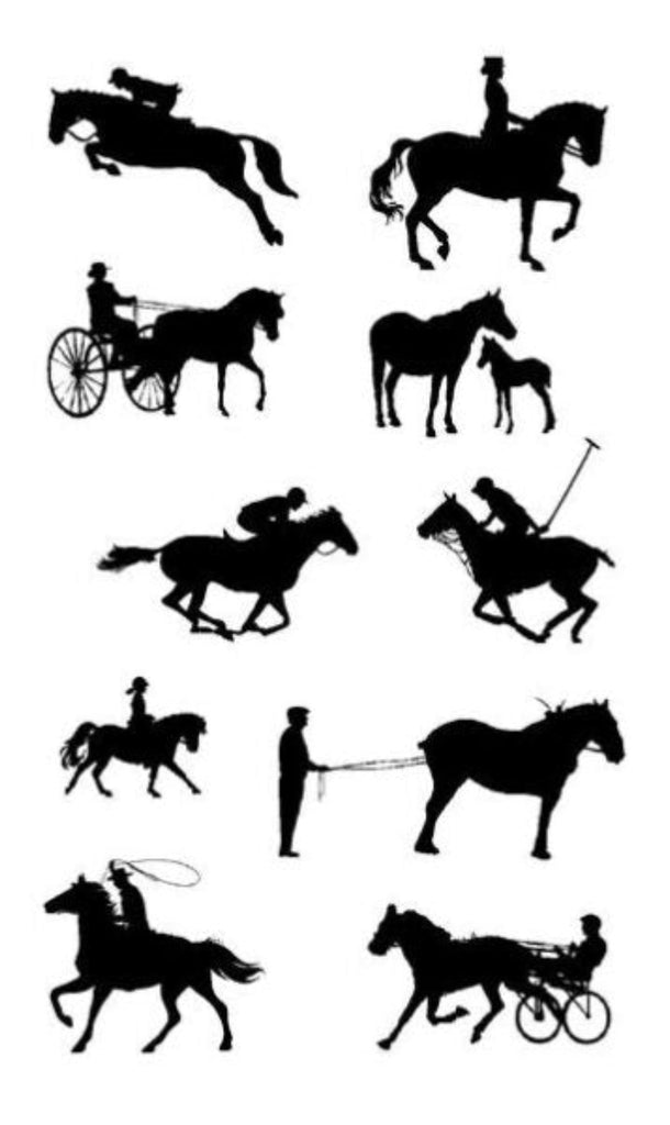 Competition Horses Tea Towel