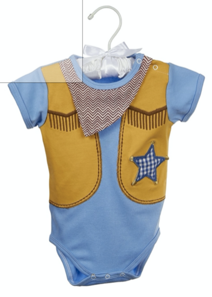 Cowboy Body Suit & Socks Set
