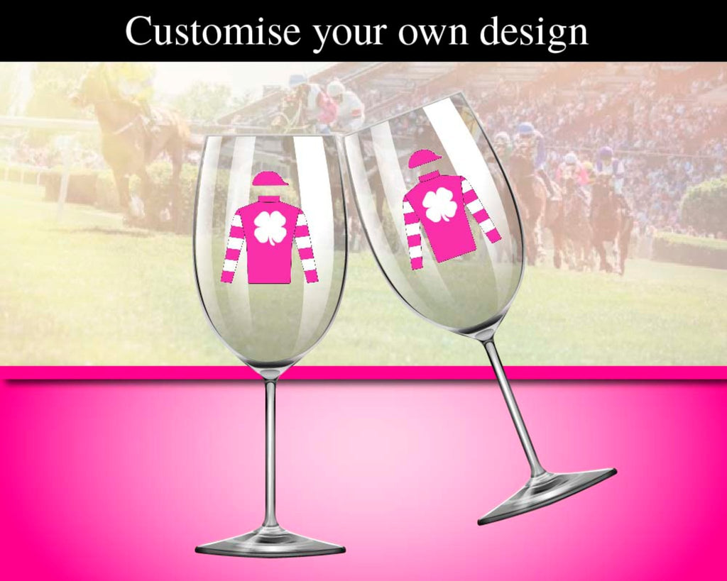 Custom Racing Colours Glassware