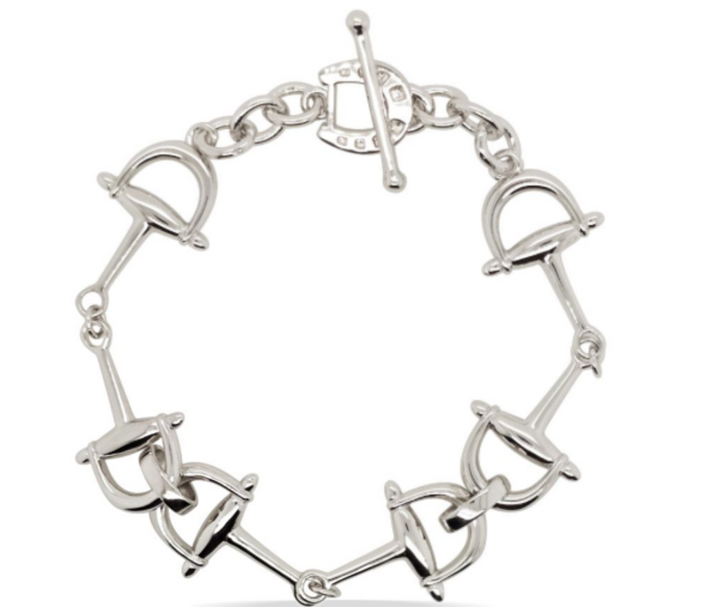 Dee Snaffle Bit Sterling Silver  Bracelet