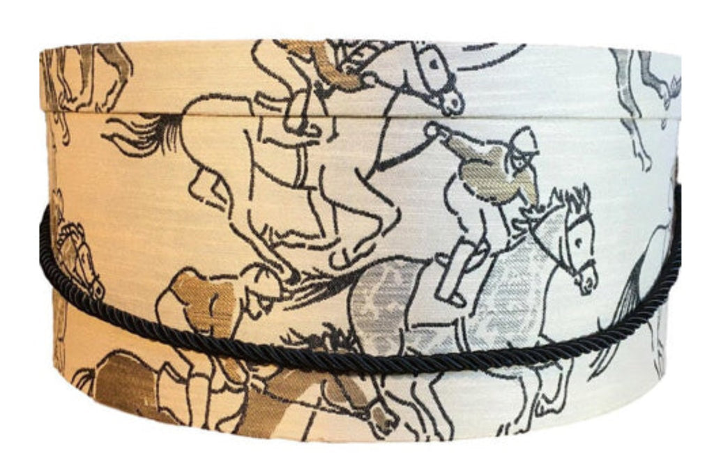 Derby Horse  18" Hat Box