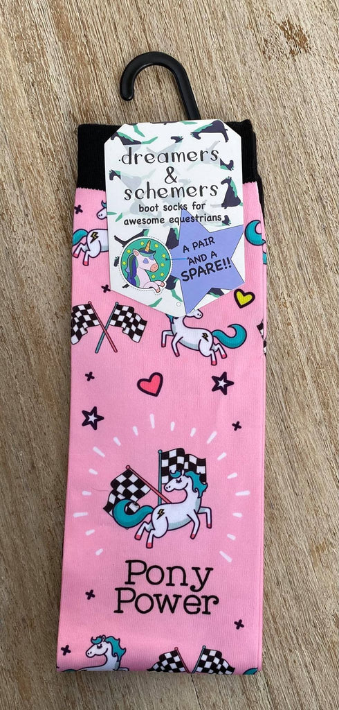Dreamers & Schemers Equestrian Boot Socks