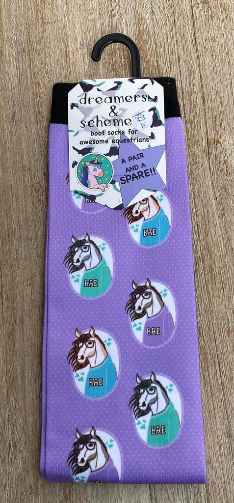 Dreamers & Schemers Equestrian Boot Socks