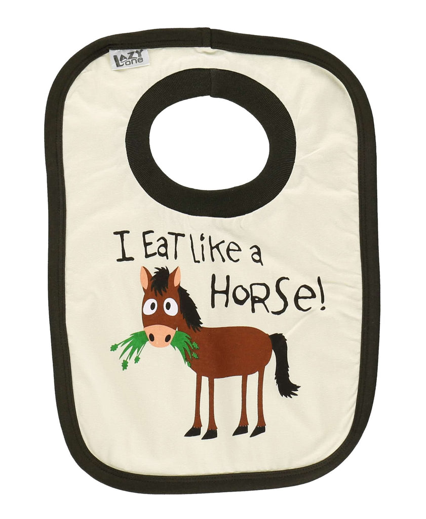 Eat Like A Horse Bib