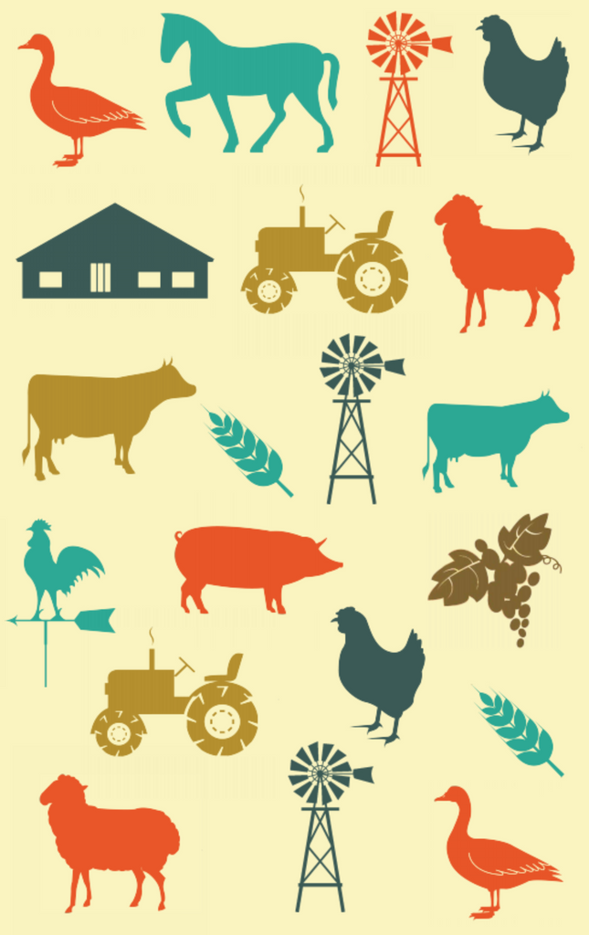 Farm Tea Towel