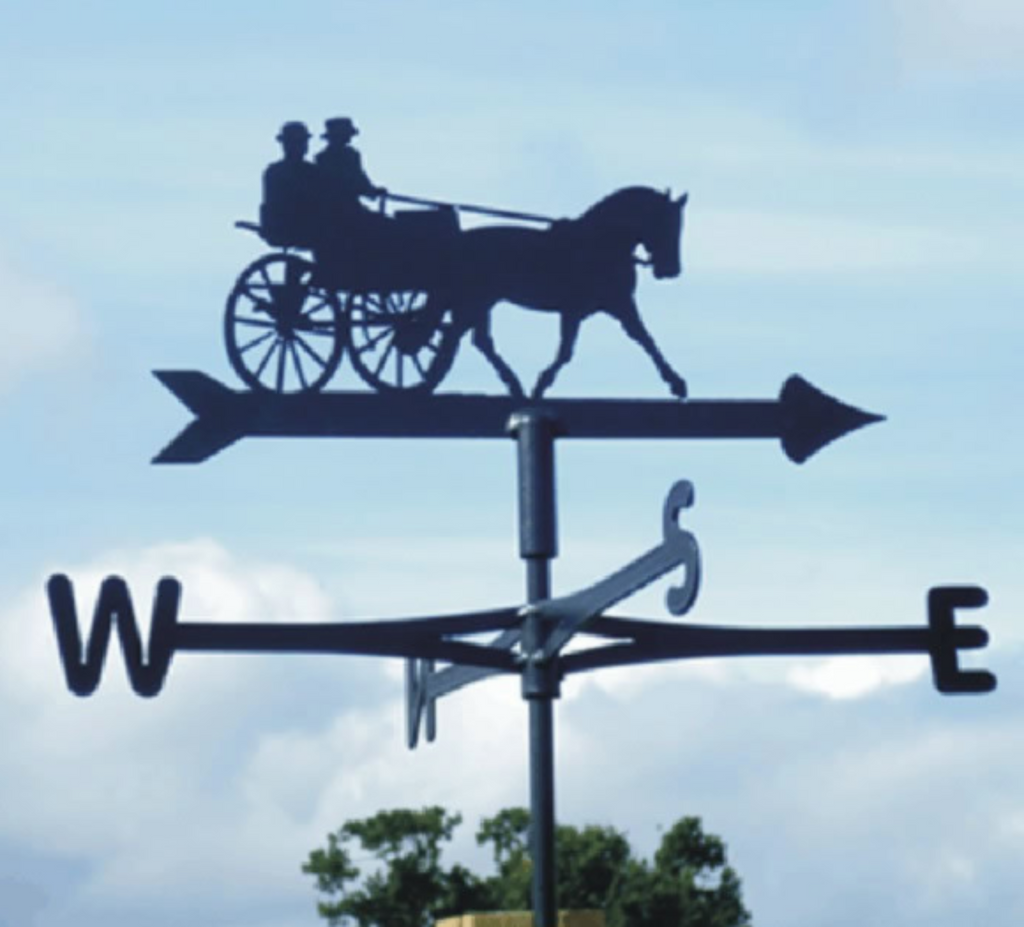 First Outing Equine Cottage Weathervane