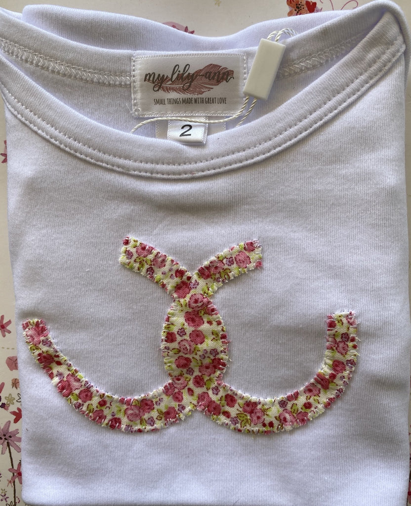Floral Horseshoes Onesie