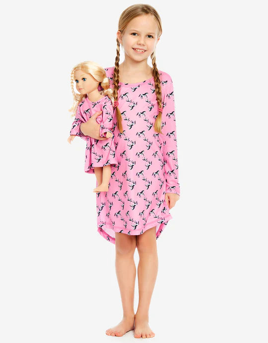 Girl & Doll Matching Nightgown