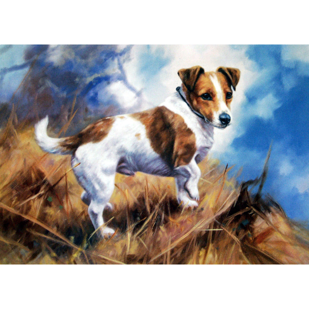 Dogs At Work Card- Jack Russell
