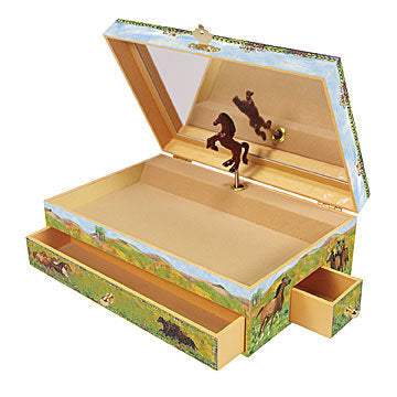 Horse Prairie Music Box