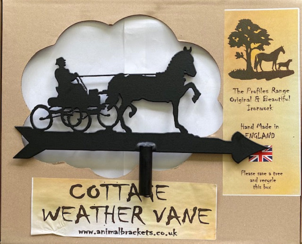 Hackney Driving Equine Cottage Weathervane