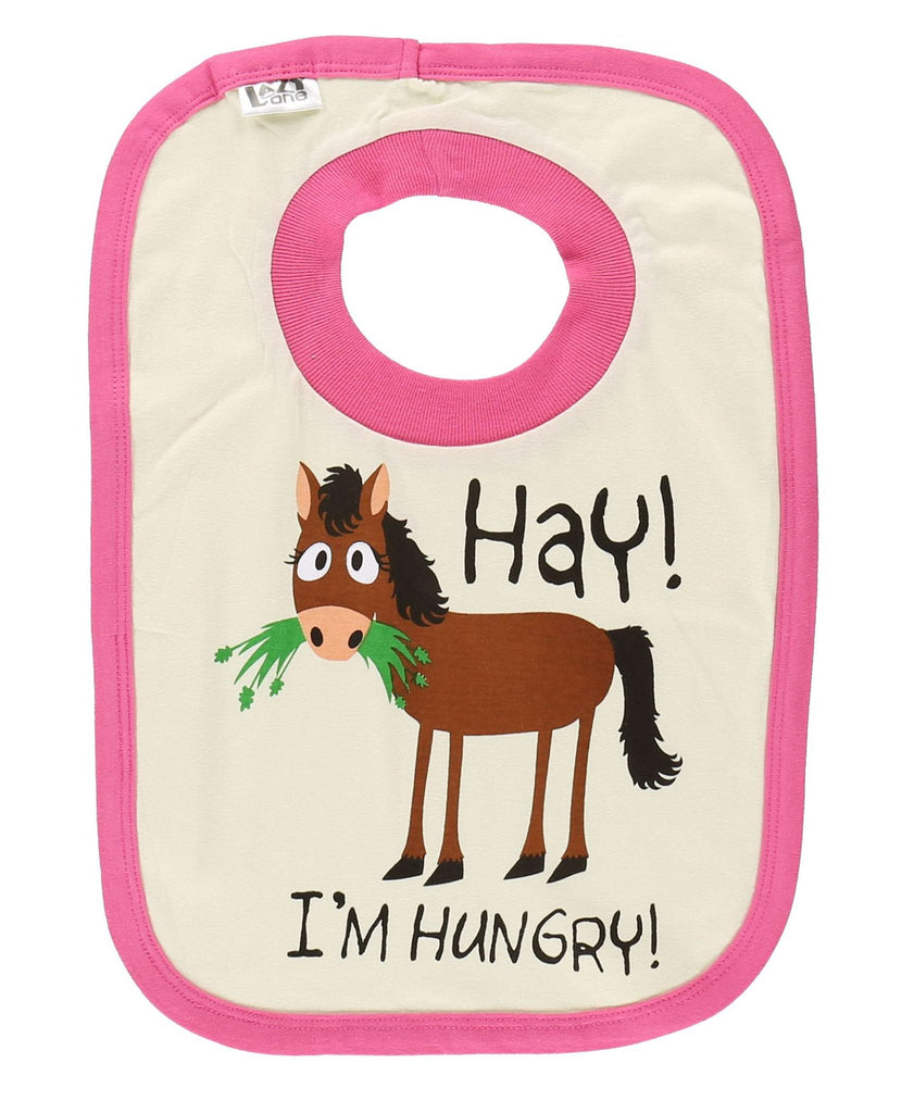 Hay I'm Hungry Infant Bib