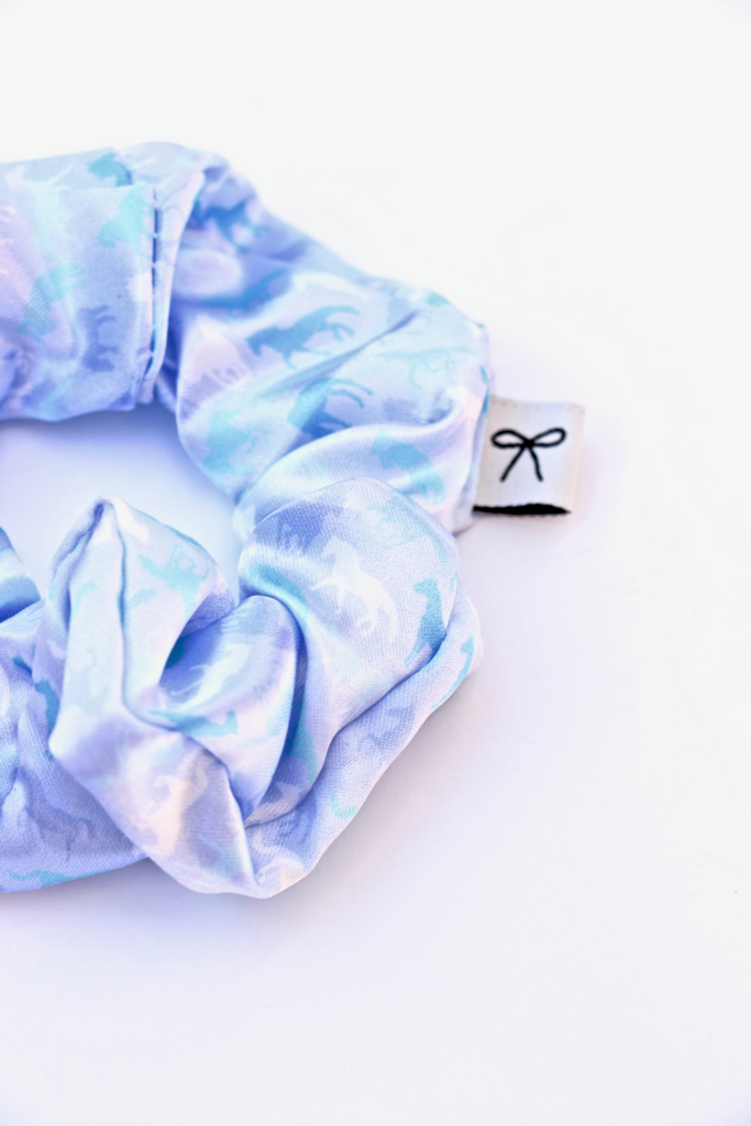 Horse Girl  Scrunchies - Sky
