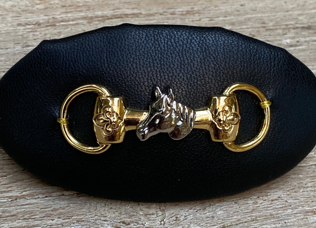 Horse Head & Snaffle Hair Clips