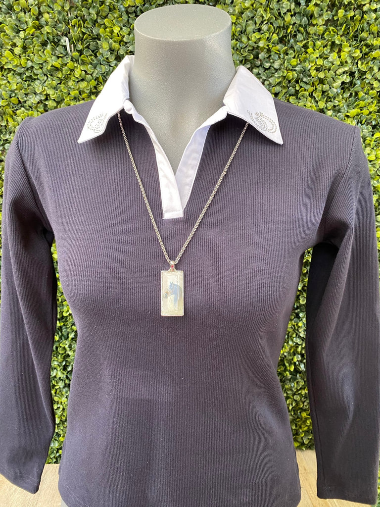 Horse In A Frame Necklace
