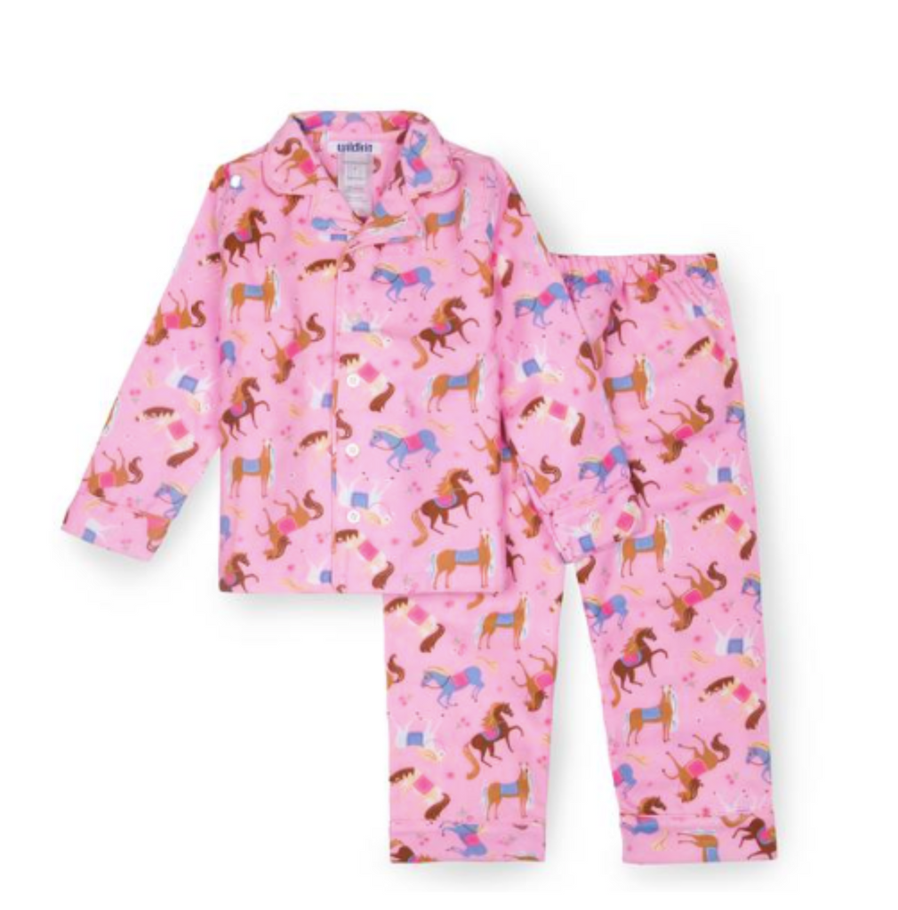 Girls horse pajamas hotsell