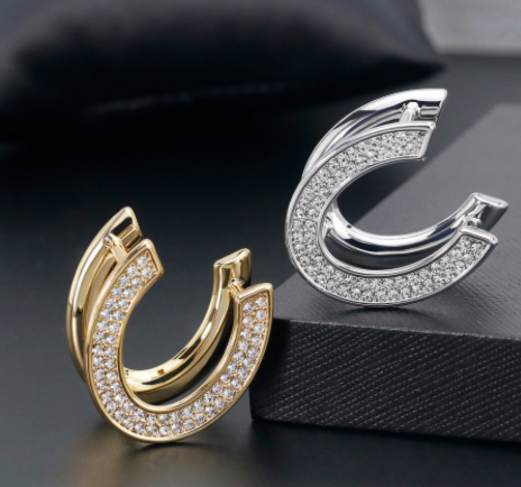 Horse Shoe Scarf Ring