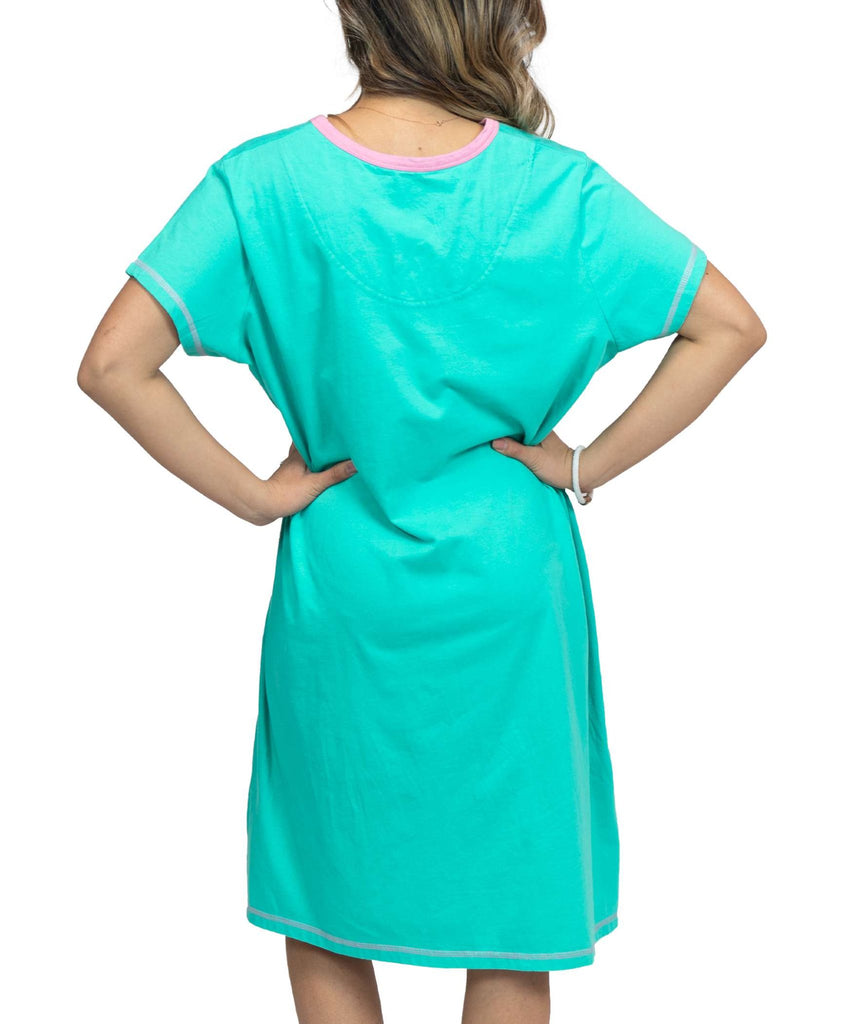 Hot to Trot Women's Horse V-neck Nightshirt