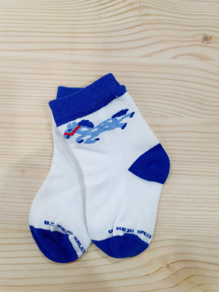 Toddler Sock, Blue Horse