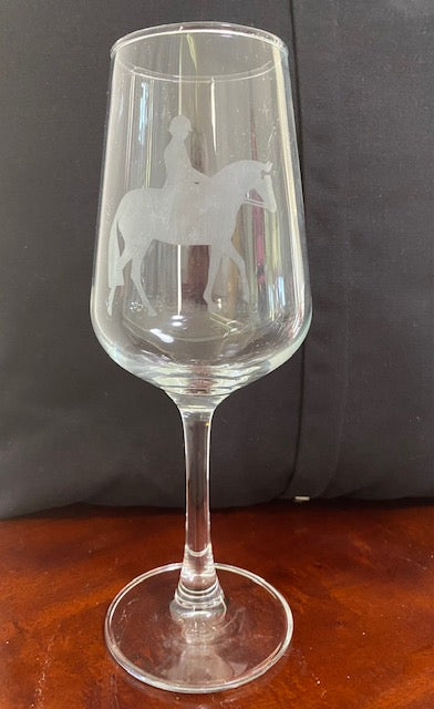 Show Horse Series Wine Glasses