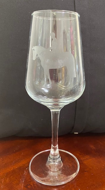 Show Horse Series Wine Glasses