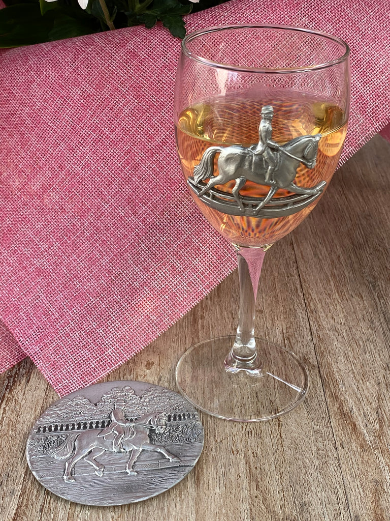 Dressage Wine Glass