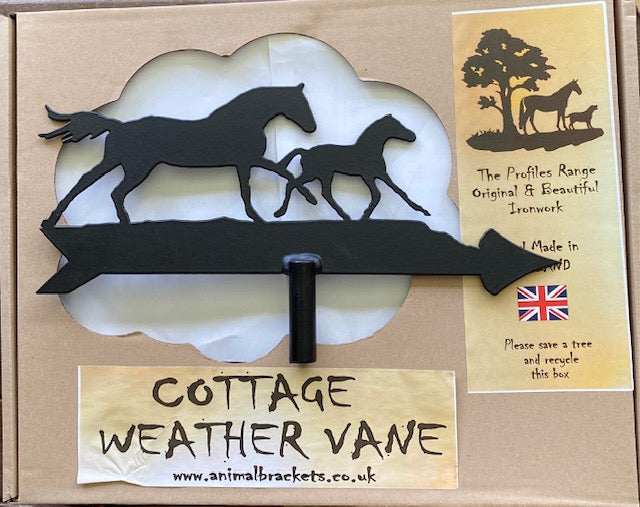 First Outing Equine Cottage Weathervane