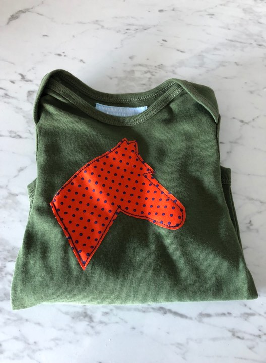 Green/ Red with Spots Infant Body Suit