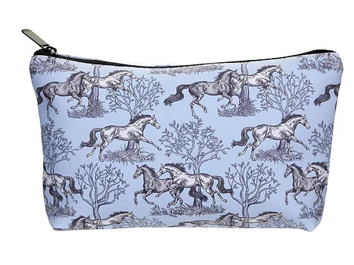 Blue Toile Cosmetic Case