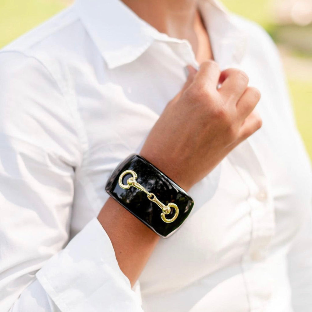 Large Snaffle Cuff - Black