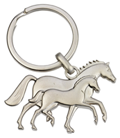 Mare & Foal Key Ring