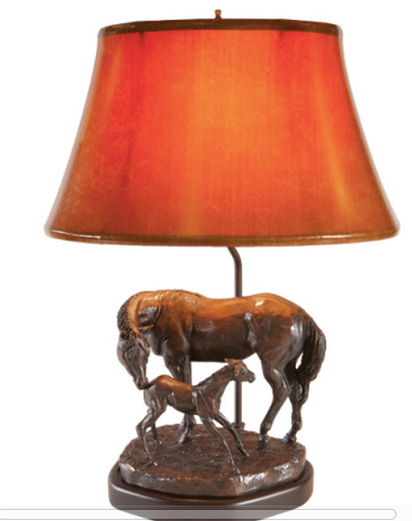 Mare & Foal Lamp