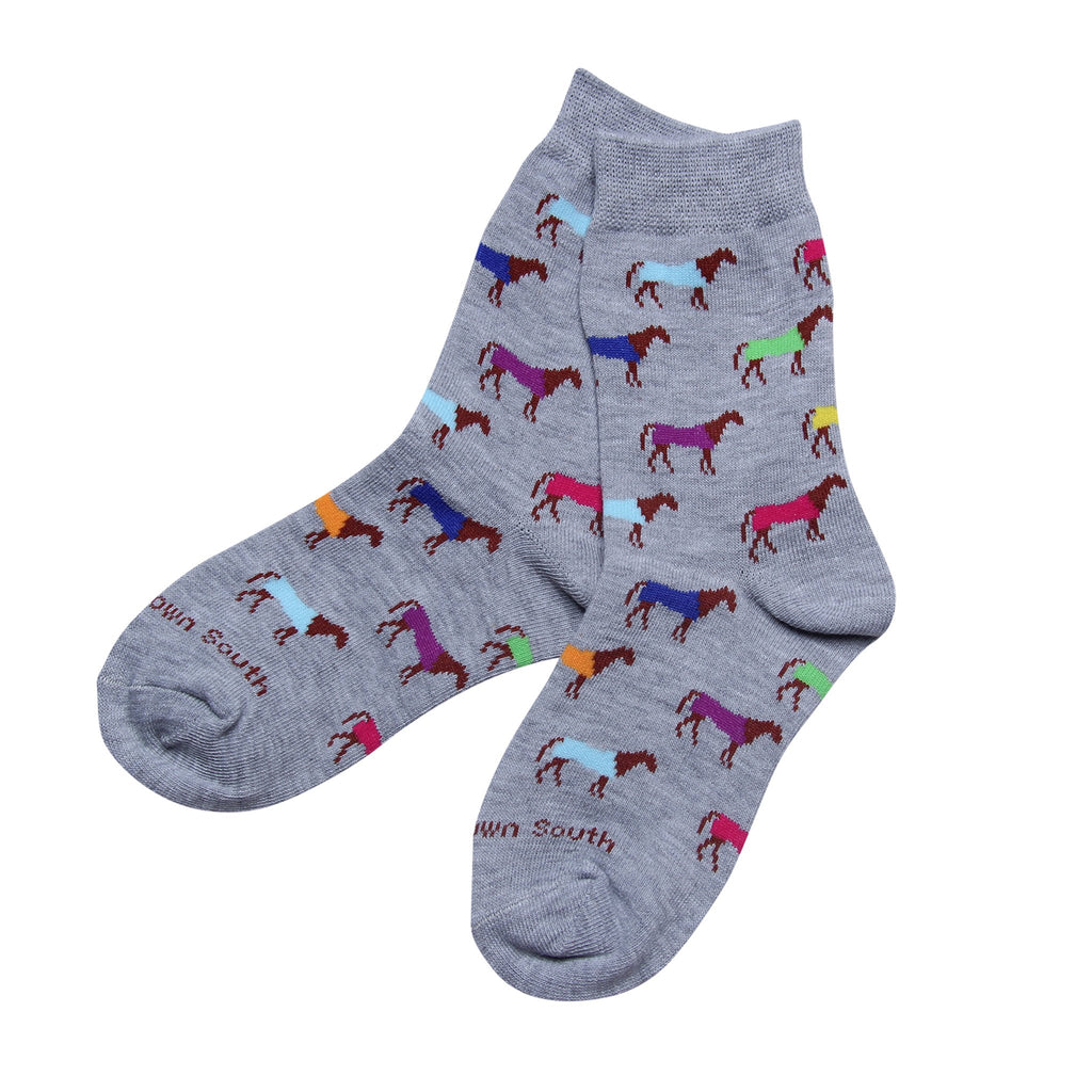 Multi Colour Horse Socks - Kids