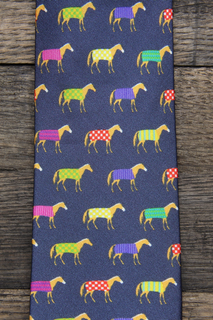 Multi Colour Horse Pocket Square