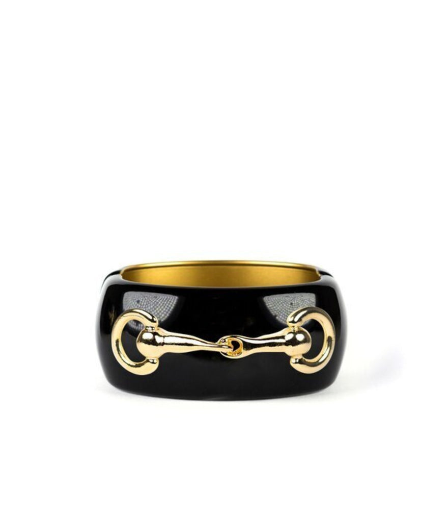 Narrow Snaffle Cuff - Black