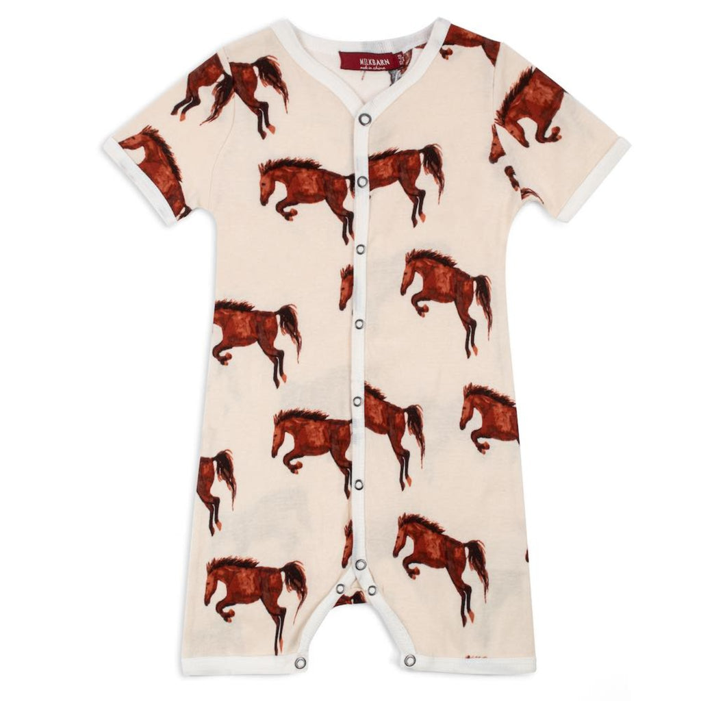 Natural Horse Organic Cotton Shortall