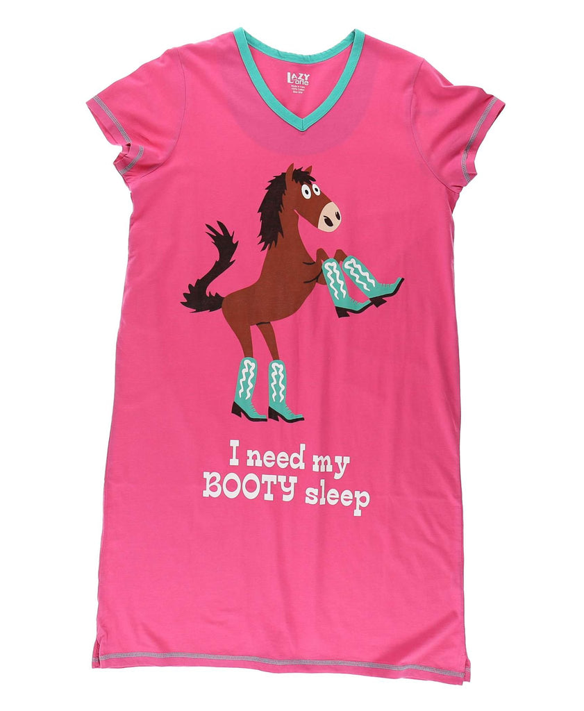 Need Booty Sleep V-neck Nightshirt