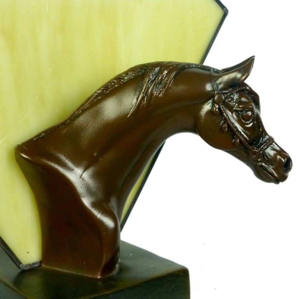 Pair Of Horse Head Lamps
