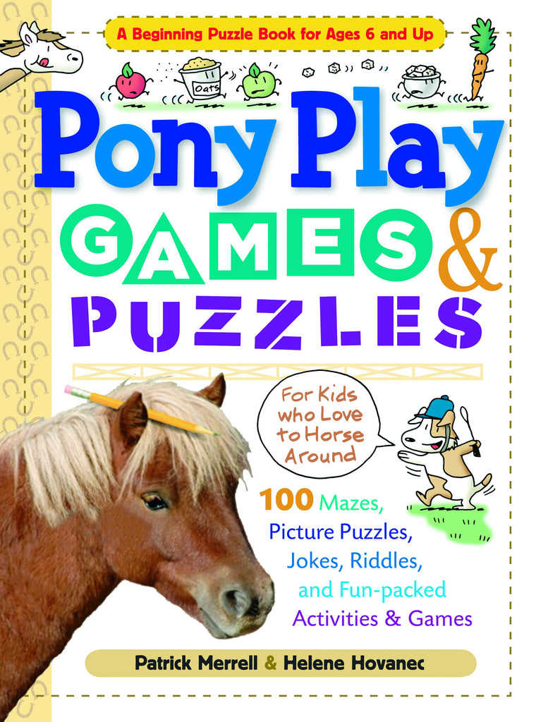 Pony Play Games and & Puzzles for Kids Book