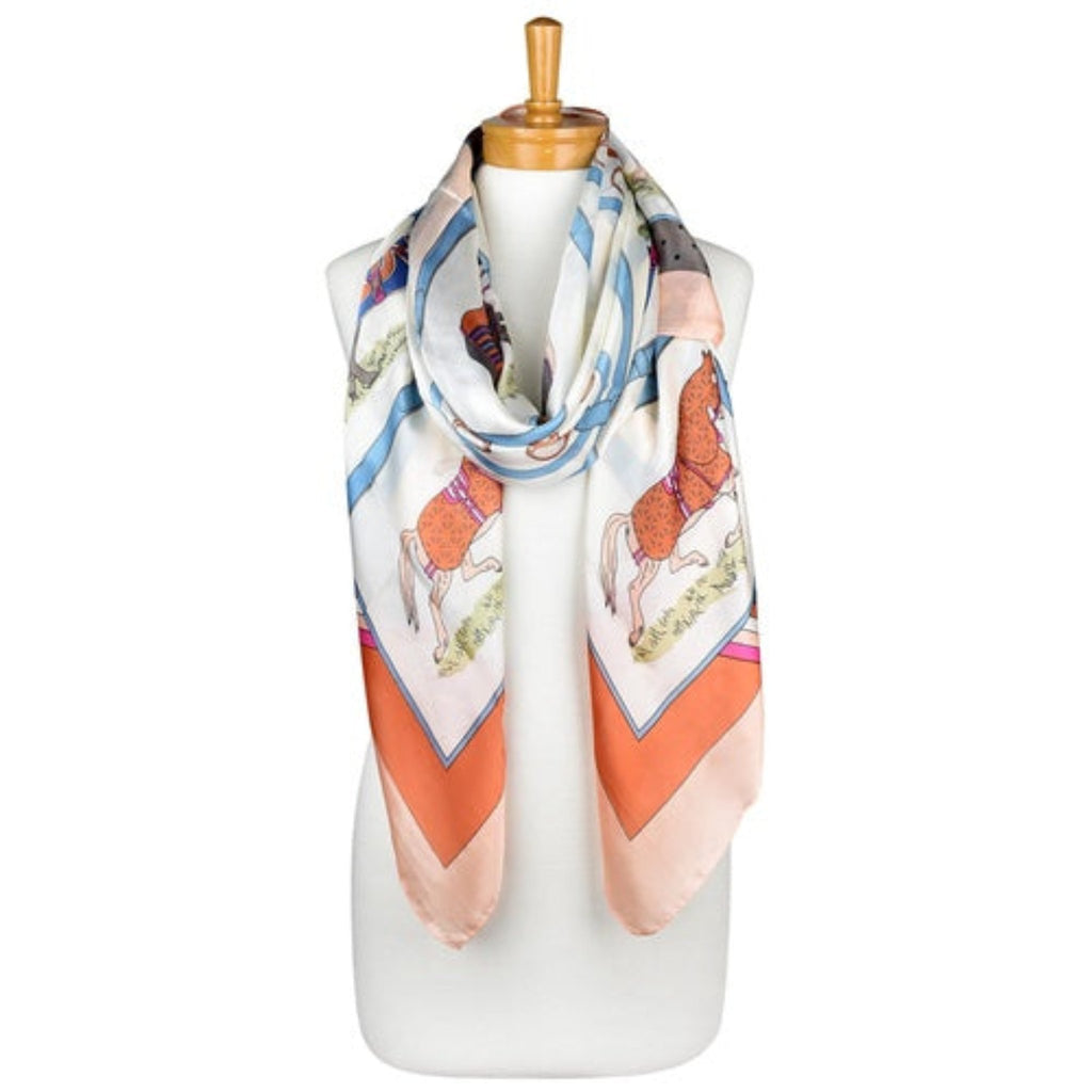 Peach Cavallo Scarf