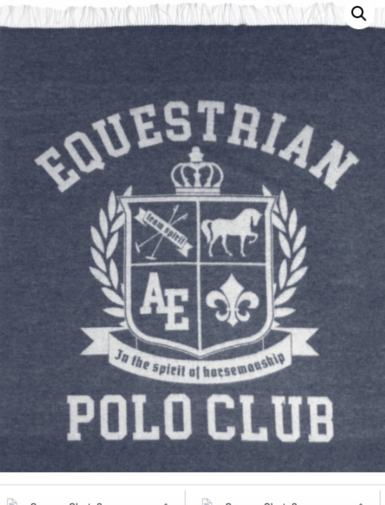 Polo Club Cashmere Blend Throw