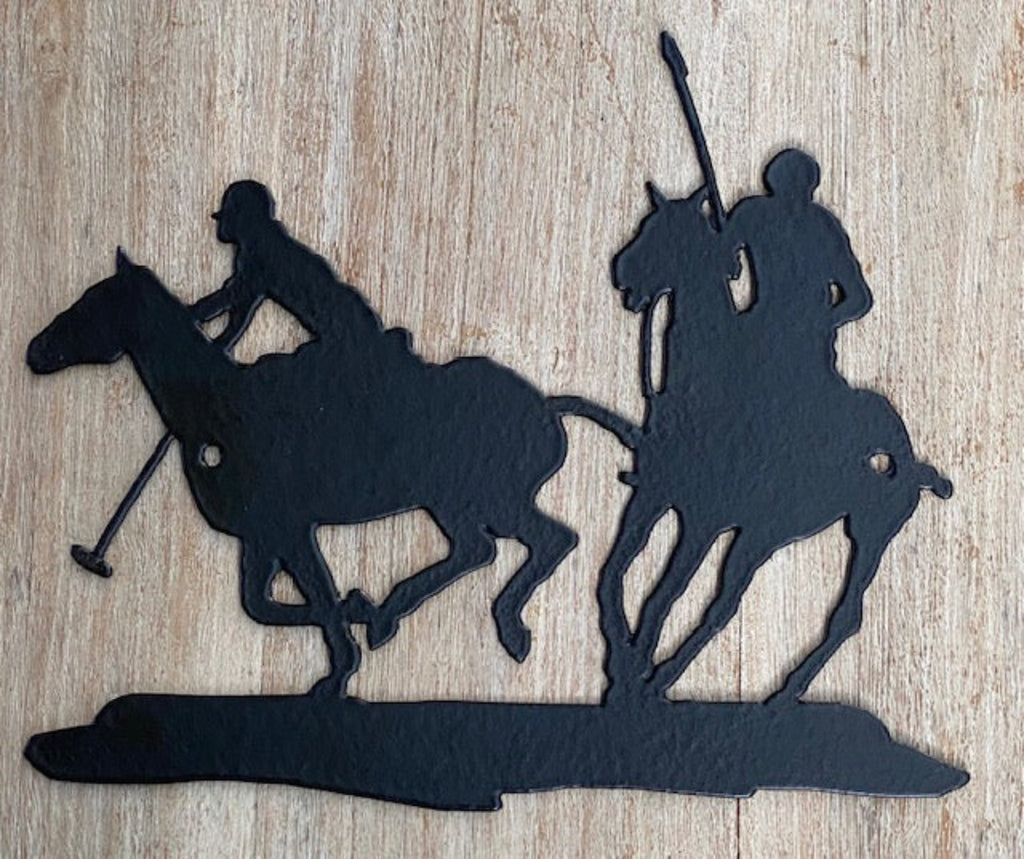 Polo Gate & Wall Silhouette- 13"