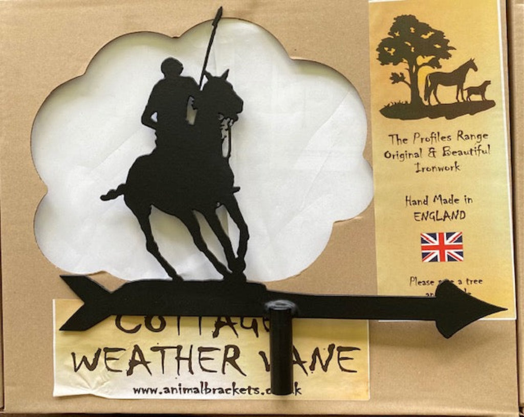 Polo Pony Equine Cottage Weathervane