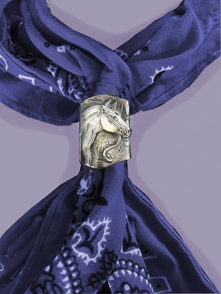 Quarter Horse Scarf Ring