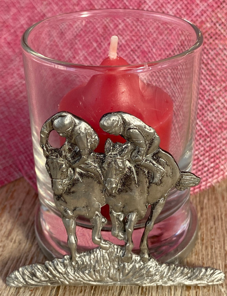 Race Horse 2 piece Votive Holder